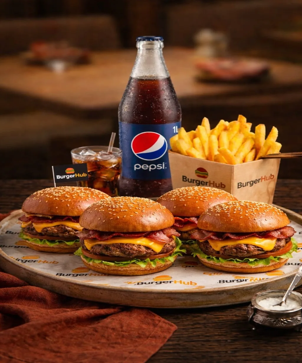 4'lü Maç Burger Menü